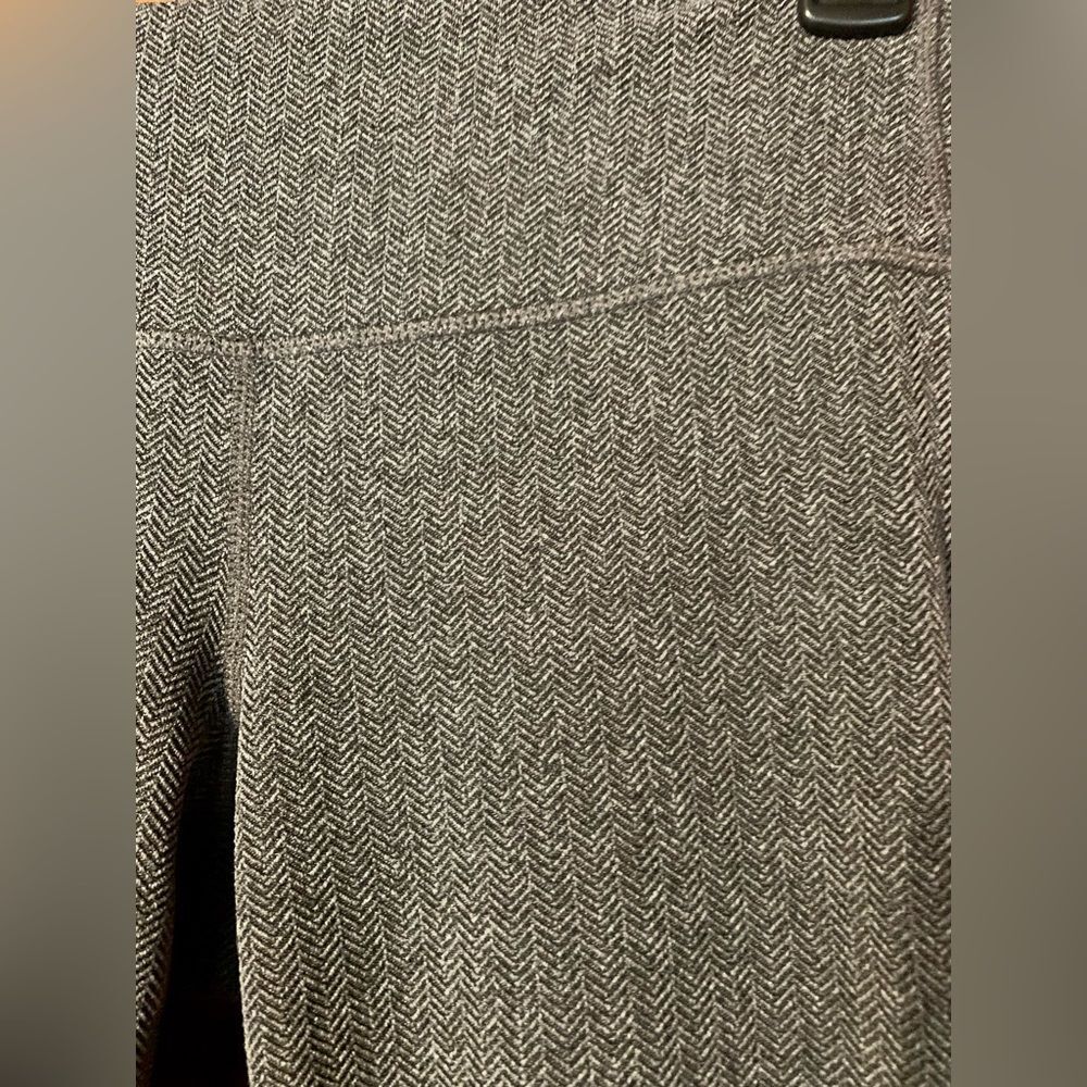 Athleta Leggings Women’s Medium Herringbone Grey Tights - Picture 3 of 9